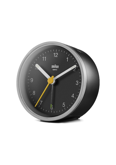Braun Bc12sb Gümüş-siyah Klasik Analog Alarmlı Masa Saati Brn.bc12sb