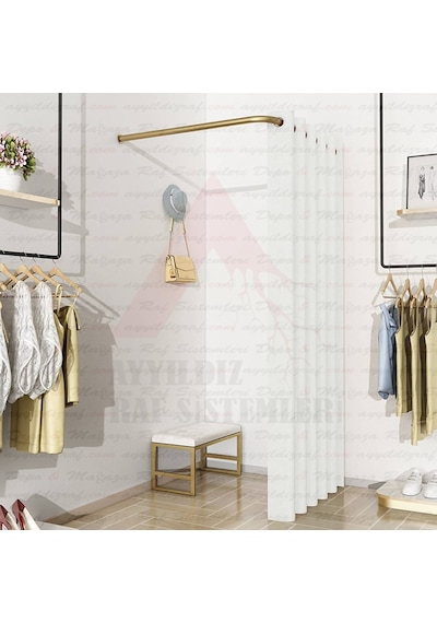 Gold L Kabin Borusu & L Giyinme Kabini Demiri & Gold Soyunma Kabini Metal