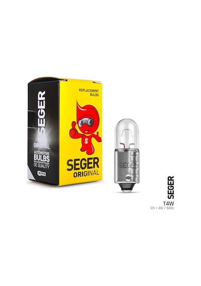 Seger Ampul T4w 12v 4w Ba9s 53 Standart Yenileme IS00-SEGER 209250