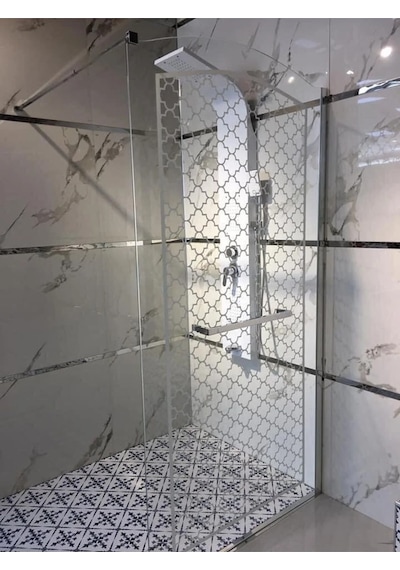 Sam Banyo Kuğu Duş Paneli Beyaz