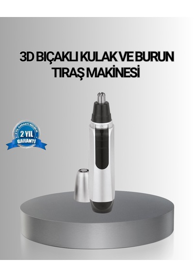 Kişisel - 446 - Burun Ve Kulak Tıraş Makinesi 3d Kavisli Bıçak Ve - Muratech - Kompakt Tasarım Diğer