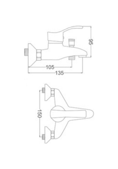 Gms Akdeniz Lavabo + Banyo + Eviye Batarya Set Beyaz - Krom Beyaz