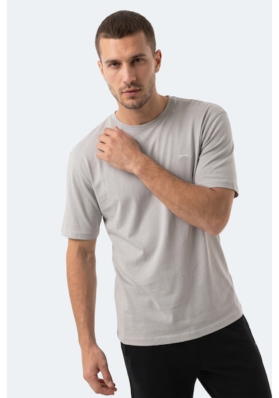 Slazenger Kodex Erkek Oversıze Gri Tişört
