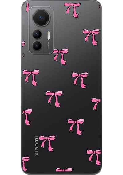 Xiaomi Mi 12 Lite Uyumlu Şeffaf Kılıf Kurdele 3 Tasarımlı
