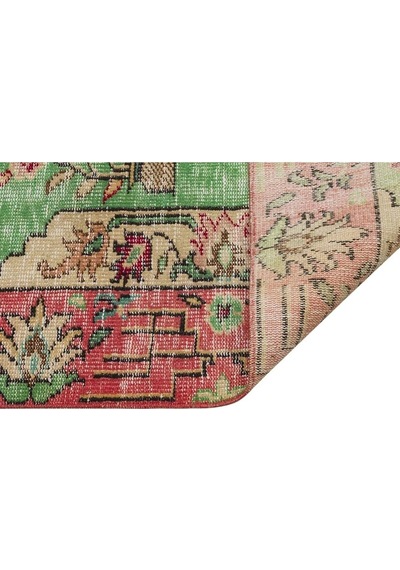Özel Vintage Eskitme El Dokuma Halı 159 X 250 Cm 9134