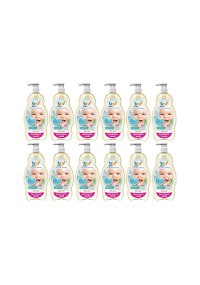 Uni Baby Bebek Saç Ve Vücut Şampuanı 900ml Klasik Pompalı 12li