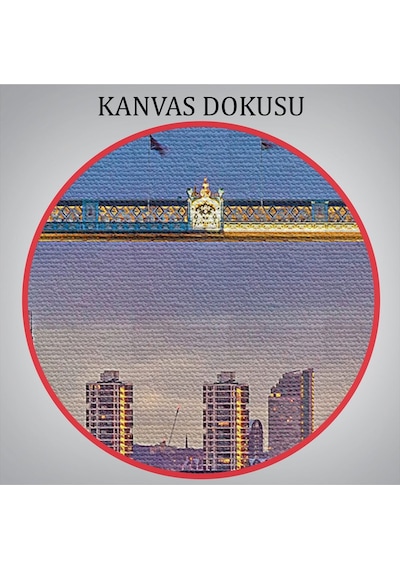 Es10 modagos067 Londra Köprüsü Gece Manzara Tablosu-6638 (50 x 70)