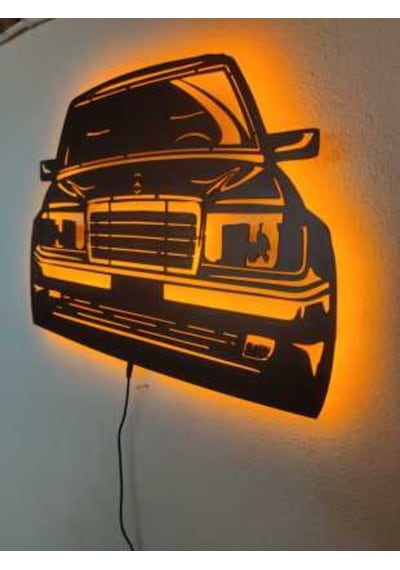 Merdedes W124 Araba Led Işıklı Tablo Merdedes W124 Araba Led Işıklı Tablo