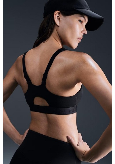 Nike Training Indy Dri Fit High Support Sports Bra Kadın Spor Sütyen Bra Siyah Siyah - Siyah
