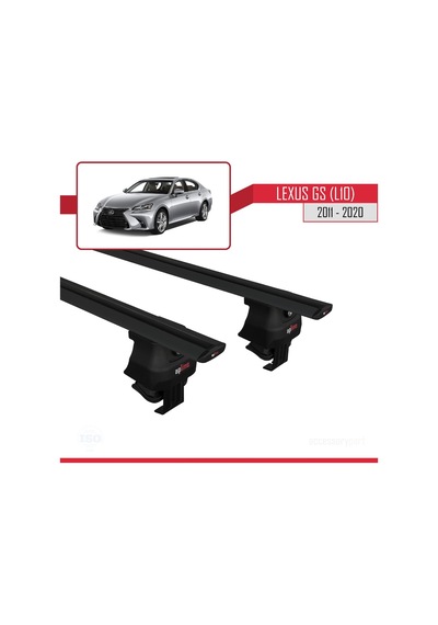Lexus Gs L10 2011-2020 Arası İle Uyumlu Ace-4 Ara Atkı Tavan Barı Siyah