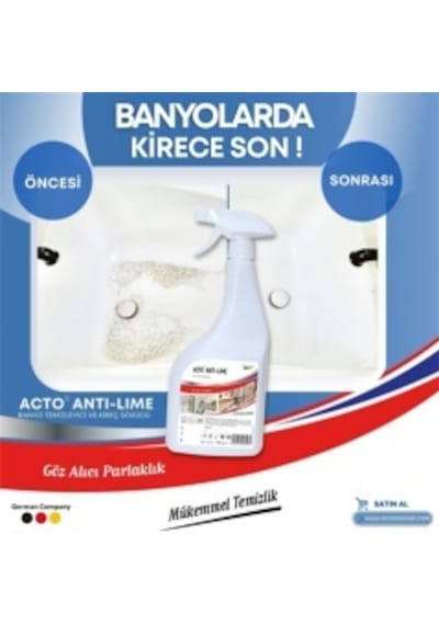 Acto Antı Lıme 750 Ml Kir Ve Kireç Sökücü