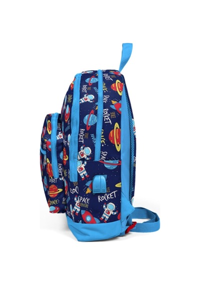 Coral High Kids Desenli Dört Bölmeli Usb Şarjlı Kulaklık Çıkışlı Sırt Çantası 23280
