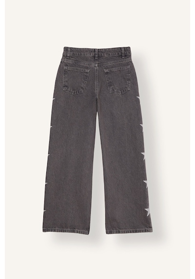 Defacto Straight Fit Düz Kesim Jean Pantolon Kız Çocuk I5794a826wnnm36 Antrasit-nm36