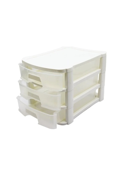 No:4 Çekmece 3 Katlı 27.8x35.5x25.5cm 5468 Çok Renkli