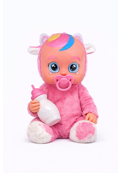 Ağlayan Ve Konuşan Et Bebek 20 Cm Su İçen Bebek Oyuncağı 3+ Yaş Pembe