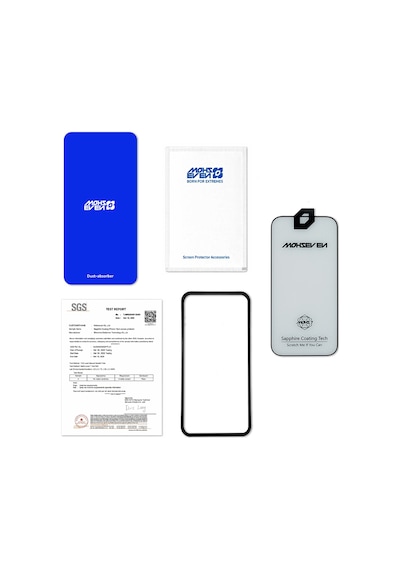 Apple iPhone Uyumlu 16 Pro Mohseven M7 Hd Sapphire Coating Temperli Cam Ekran Koruyucu + Hizalama Aparatı Şeffaf