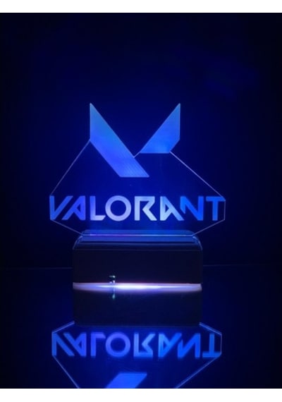 Özel Tasarım Valorant Hediye Gece Led Lambası