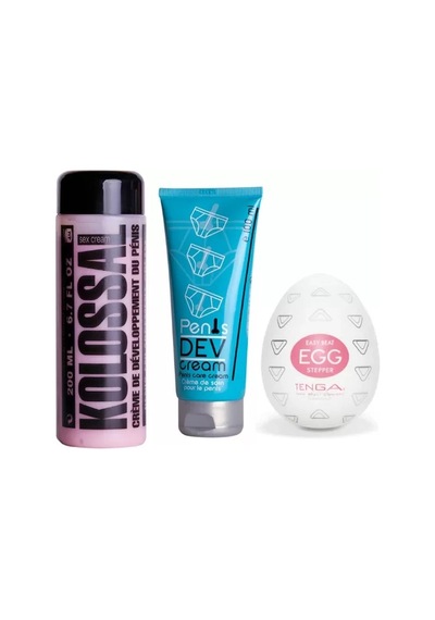 Hubrendy Sh Ozzy Store Tenga Egg Stepper Mastürbatör Ve Kolossal Krem Ve Penisdevelopment Cream