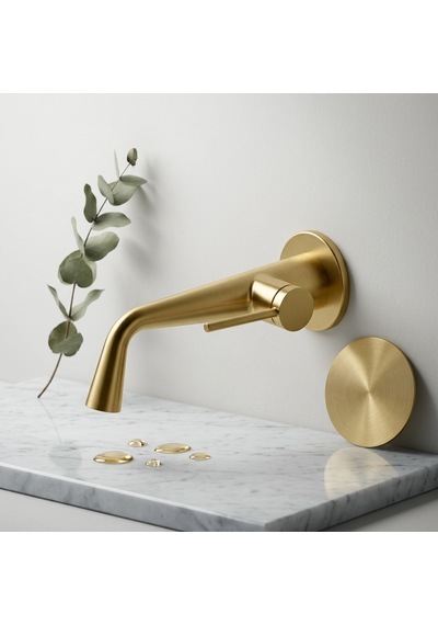 Fg-a4502 Mat Altın Ankastre Lavabo Bataryası