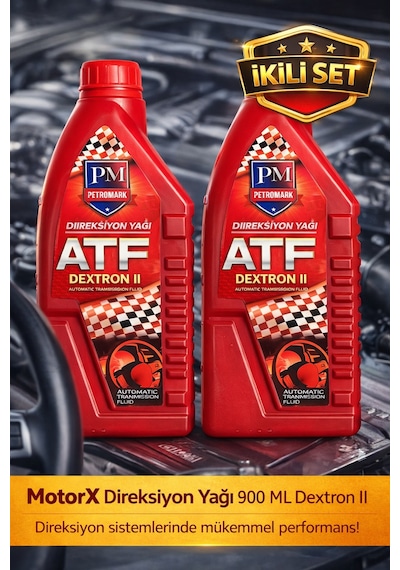 Direksiyon Yağı Dex Tron Iı 900 Ml 2 Adet İkili Set Motorx