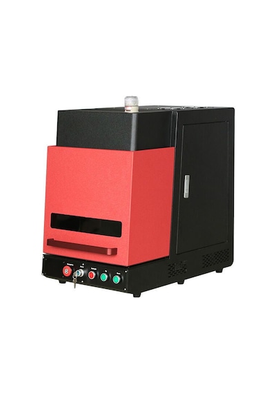 50w Kapalı Kabin Fiber Lazer Markalama Makinesi