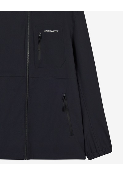 Skechers M Full Zıp Trai Jacket Erkek Siyah S2620167-3817