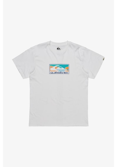 Quiksilver Ev Gradient Box Erkek Tişört Beyaz
