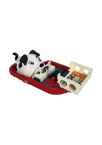 Sesli Sevimli Köpek Ve Eğlenceli Tekne Set - Siyah