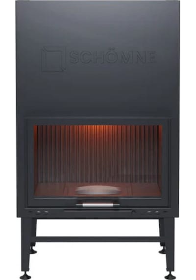 Schömne Elegance Düz Asansörlü Çelik Şömine Haznesi Düz 80 Lik