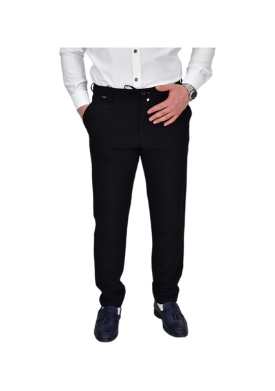 Erkek Beli Lastikli Jogger Pantolon Regular Fit Bgl-st04329 Siyah Erkek Beli Lastikli Jogger Pantolon Regular Fit Bgl-st04329 Siyah
