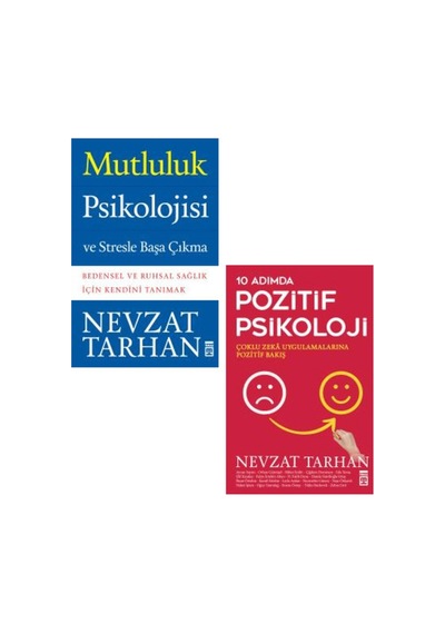 Mutluluk Psikolojisi + 10 Adımda Pozitif Psikoloji 2 Kitap Set - Nevzat Tarhan