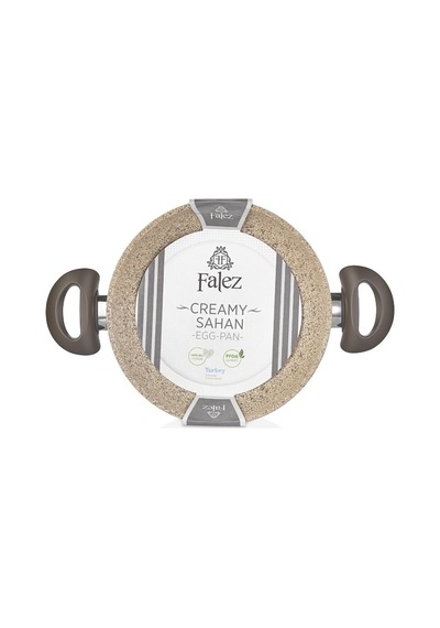 Falez Creamy 24 Cm Granit Sahan Krem