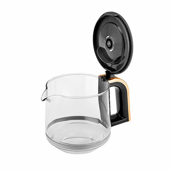 Karaca Çaysever Robotea Pro Cam Demlik Black Cooper