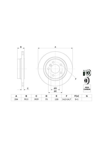 Bmw 3 E46 320İ 1998-2002 Bosch Arka Disk 2 Adet N11.406
