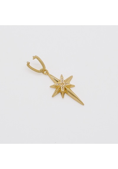 Ferizz Ajda Charm Çelik Altın Kaplama Kadın Kuzey Yıldızı Model-chr-103 Gold