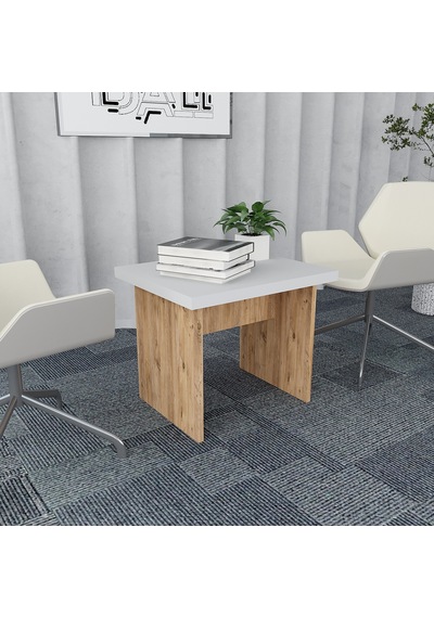 Bubble 5'li Ofis Takımı  Model 5 Çam Beyaz