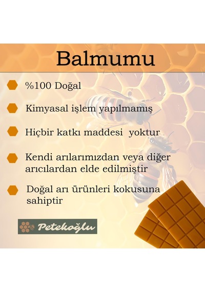 320gr Saf Balmumu Doğal Katkısız Lüks Bal Mumu Kolay Kırılabilir, Kolay Kullanımlı Balmumu Be Standart