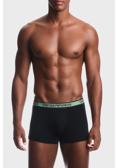 Emporio Armani Logolu 3 Pack Boxer Erkek Boxer Em000259 Af25019 Mc061 Siyah