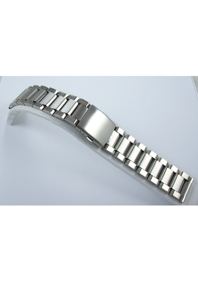 20Mm Çelik Saat Kordonu Yandan Kilitli Spor Metal Saat Kordonu