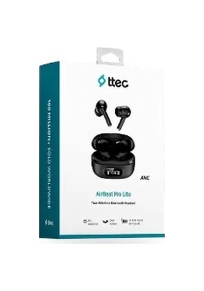 Ttec Airbeat Pro Lite Anc Lcd Göstergeli Gerçek Kablosuz Tws Bluetooth Kulaklık Siyah