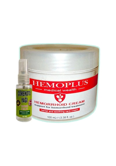 Hemoplus 100 Ml Bakım Kremi + 30 Ml Çörek Otu Yağı İle
