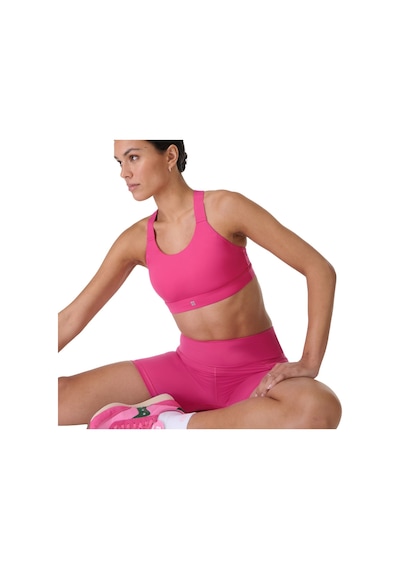 Sweaty Betty Sweaty Betty Power Medium Support Sports Br Kadın Pembe Fitness Bra 5122 Pembe