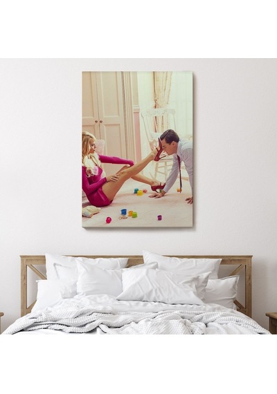 Es10 Leonardo Di Caprio ve Margot Robbie The Wolf of Wall Street Filmi Tablo-6036 (50 x 70)