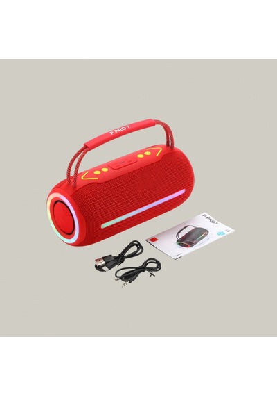 Rgb Işıklı 20w Kablosuz Bluetooth Hoparlör Usb Sd Aux Destekli
