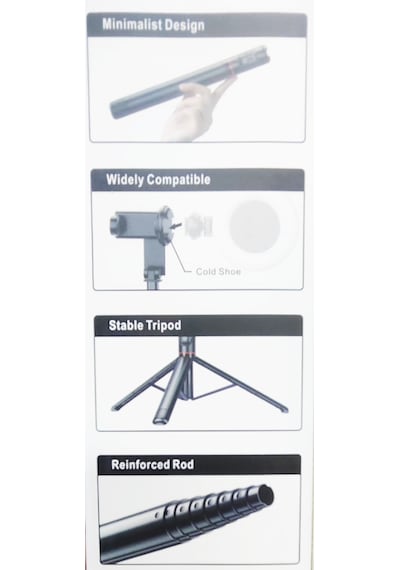 Hepu Sf-13 1.84 Metre Uzayan Tripod Selfie Çubuğu Bluetooth Kumandalı