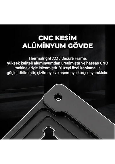 Amd Am5 Soket Güçlendirme Montaj Kiti Tf7 Termal Macun Dahil Siyah Asf Am5