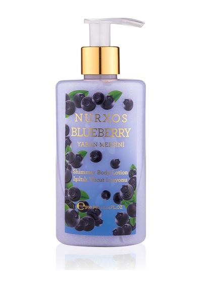 Nurxos 9890 Blueberry Yaban Mersini Hediyelik Kutulu 3'lü Set Vücut Spreyi & Losyon & Duş Jeli