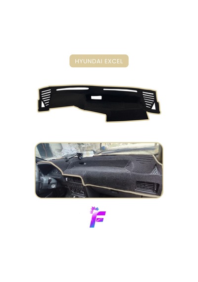 Hyundai Excel Araca Özel Torpido Örtüsü Ön Göğüs Kılıfı Tam Koruma Oto Aksesuar Tc49 Torpido Halısı