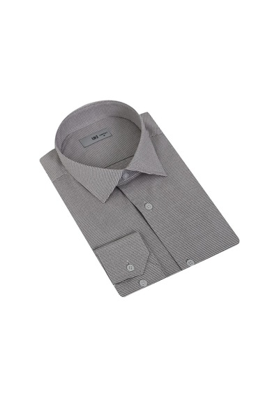 Uki Kahve Comfort Fit Uzun Kol Gömlek Kahve