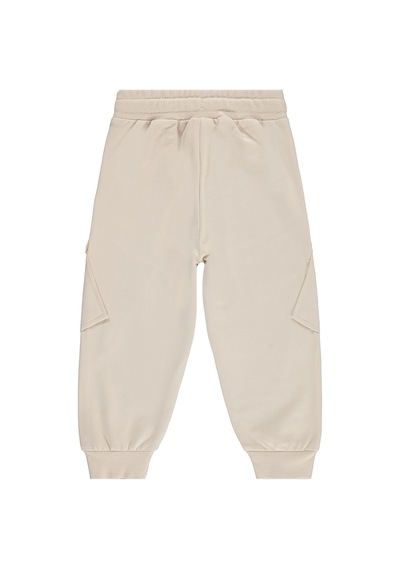 Civil Boys Basic Kargo Cepli 2-5 Yaş Eşofman Altı - Bej Taş Rengi